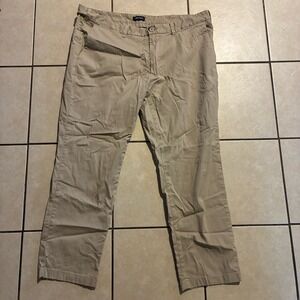 Nautica Men's 42x30 Khaki Tan Pants Classic Fit Chino